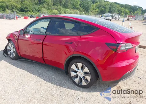 2020 Tesla Model Y Long Range Dual Motor All-Wheel Drive из США, поврежденный, VIN 5YJYGDEE9LF009277